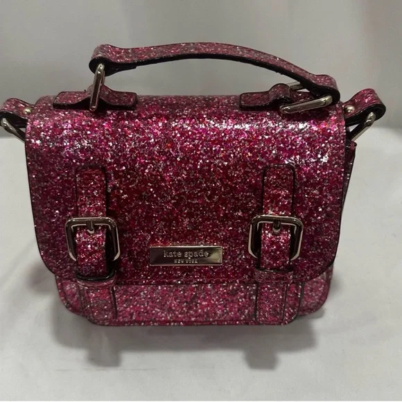 Kate Spade Pink Glitter Crossbody Bag - Picture 3 of 7